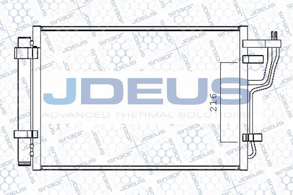 Jdeus M7540280 - Конденсатор кондиционера autosila-amz.com