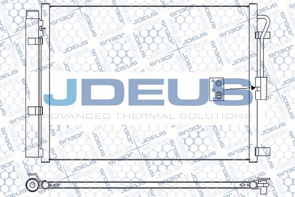Jdeus M-7540710 - Конденсатор кондиционера autosila-amz.com
