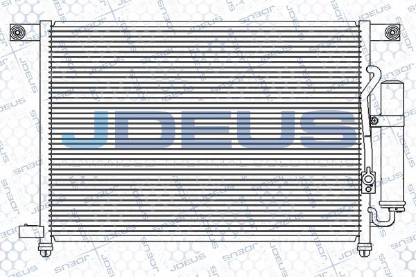 Jdeus M-756010A - Конденсатор кондиционера autosila-amz.com