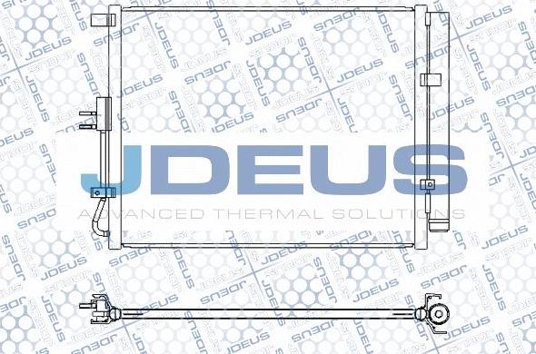 Jdeus M7650400 - Конденсатор кондиционера autosila-amz.com