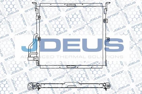 Jdeus M-7050570 - Конденсатор кондиционера autosila-amz.com