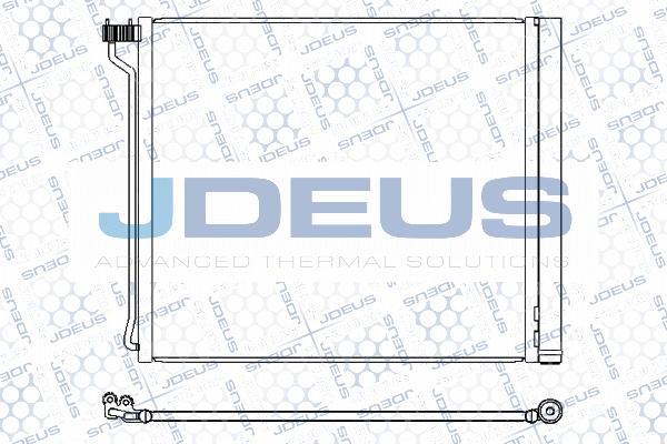 Jdeus M-7050890 - Конденсатор кондиционера autosila-amz.com