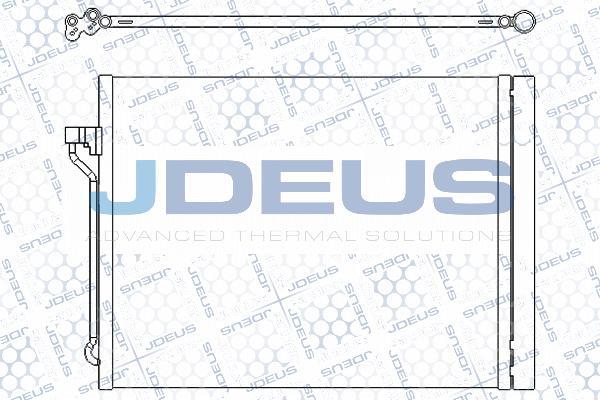 Jdeus M-7050830 - Конденсатор кондиционера autosila-amz.com
