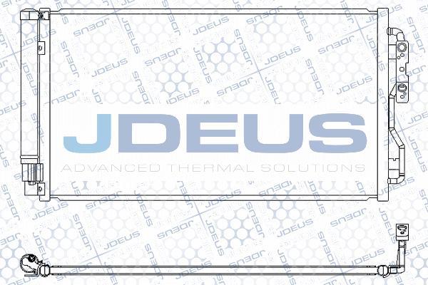 Jdeus M-7050790 - Конденсатор кондиционера autosila-amz.com