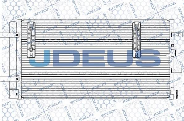 Jdeus M-7010430 - Конденсатор кондиционера autosila-amz.com