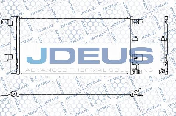 Jdeus M-7010620 - Конденсатор кондиционера autosila-amz.com