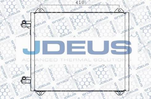 Jdeus M-701067A - Конденсатор кондиционера autosila-amz.com