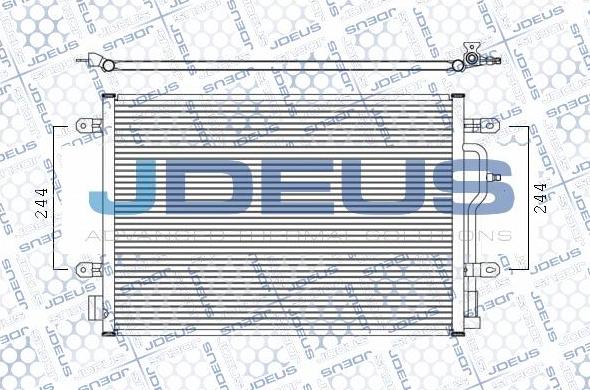 Jdeus M-7010240 - Конденсатор кондиционера autosila-amz.com