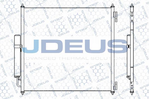 Jdeus M-702041A - Конденсатор кондиционера autosila-amz.com