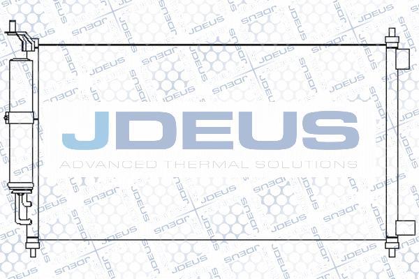 Jdeus M-7190500 - Конденсатор кондиционера autosila-amz.com