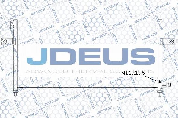 Jdeus M-7190530 - Конденсатор кондиционера autosila-amz.com