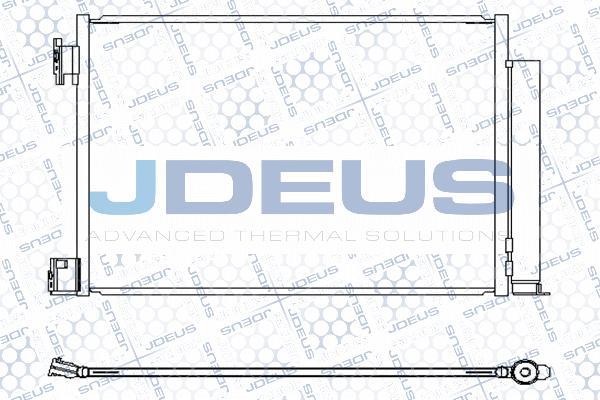 Jdeus M-7190880 - Конденсатор кондиционера autosila-amz.com
