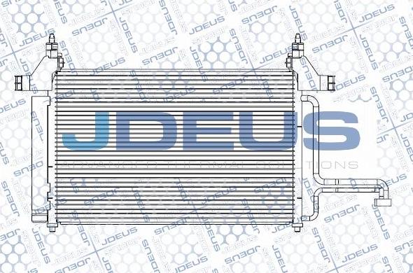 Jdeus M-7110850 - Конденсатор кондиционера autosila-amz.com