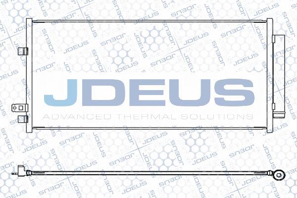 Jdeus M-7111410 - Конденсатор кондиционера autosila-amz.com