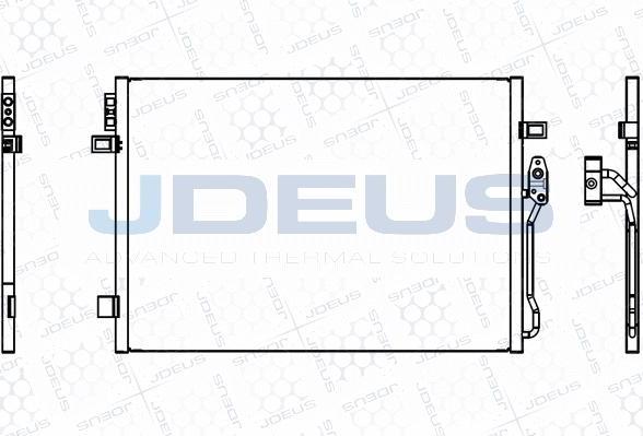 Jdeus M-7111530 - Конденсатор кондиционера autosila-amz.com