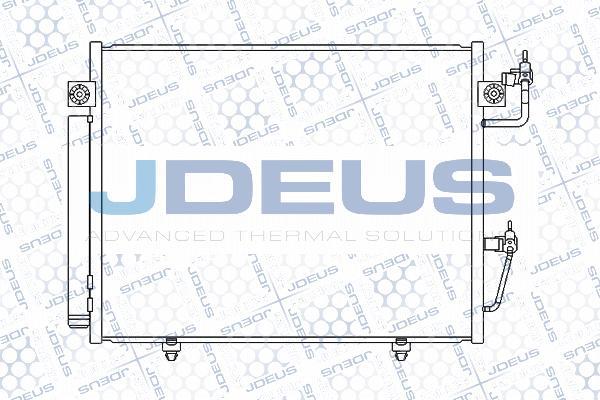 Jdeus M-7180420 - Конденсатор кондиционера autosila-amz.com