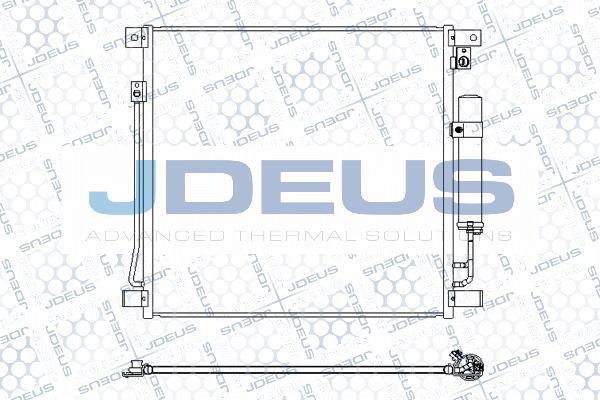 Jdeus M-7180550 - Конденсатор кондиционера autosila-amz.com