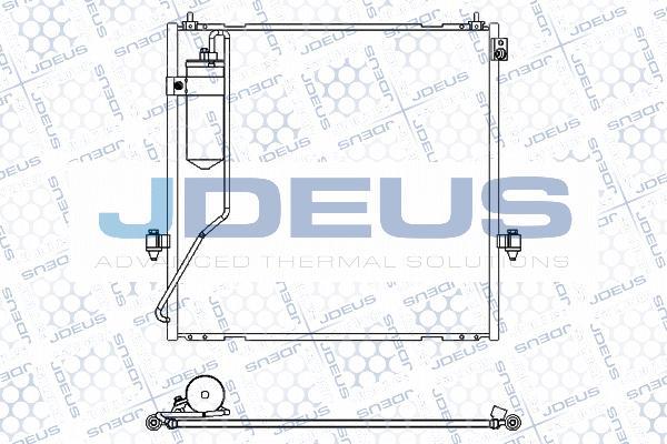 Jdeus M-7180510 - Конденсатор кондиционера autosila-amz.com