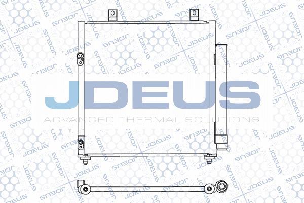 Jdeus M-7180530 - Конденсатор кондиционера autosila-amz.com