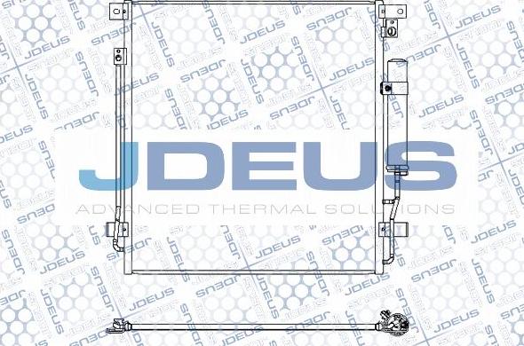 Jdeus M-7180620 - Конденсатор кондиционера autosila-amz.com