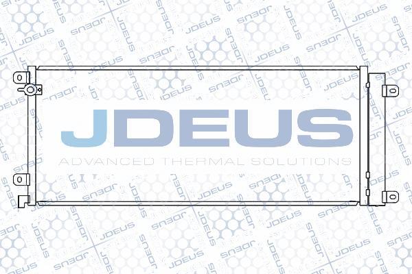 Jdeus M-7130500 - Конденсатор кондиционера autosila-amz.com