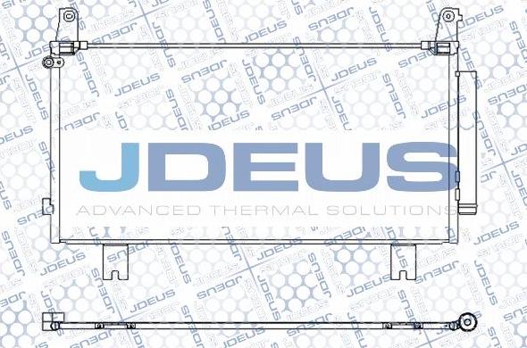 Jdeus M7130510 - Конденсатор кондиционера autosila-amz.com