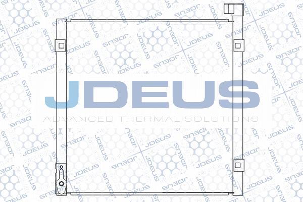 Jdeus M-7130160 - Конденсатор кондиционера autosila-amz.com