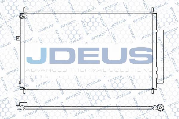 Jdeus M-7130120 - Конденсатор кондиционера autosila-amz.com