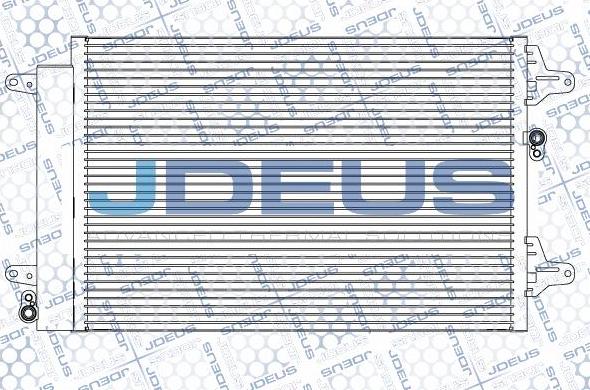Jdeus M-7120920 - Конденсатор кондиционера autosila-amz.com