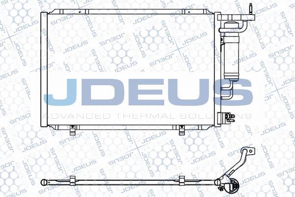 Jdeus M-7120440 - Конденсатор кондиционера autosila-amz.com