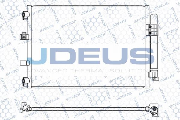 Jdeus M-712039A - Конденсатор кондиционера autosila-amz.com