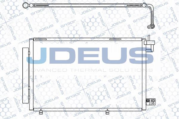 Jdeus M-7120350 - Конденсатор кондиционера autosila-amz.com