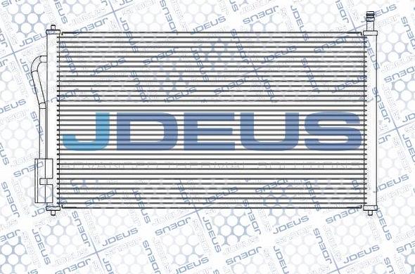 Jdeus M-7121060 - Конденсатор кондиционера autosila-amz.com