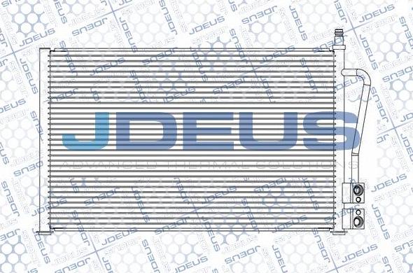 Jdeus M-7121080 - Конденсатор кондиционера autosila-amz.com