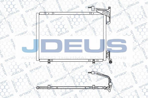 Jdeus M-7121280 - Конденсатор кондиционера autosila-amz.com