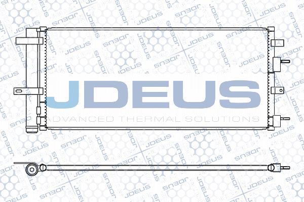 Jdeus M-7121270 - Конденсатор кондиционера autosila-amz.com