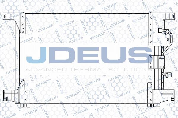Jdeus M-7170100 - Конденсатор кондиционера autosila-amz.com