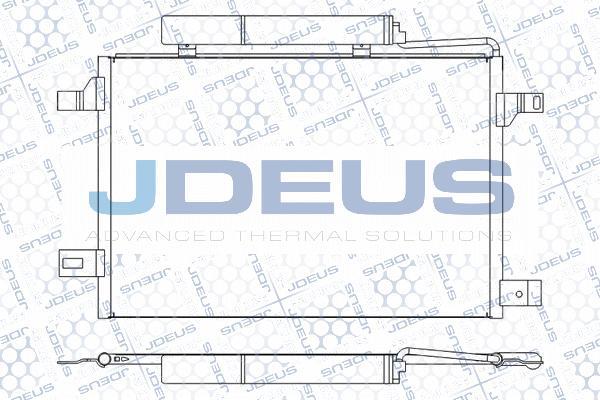 Jdeus M-7170760 - Конденсатор кондиционера autosila-amz.com