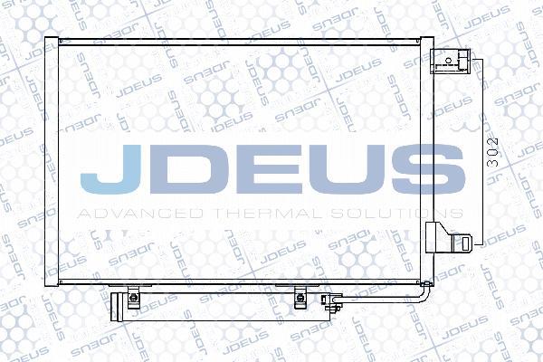 Jdeus M-7171120 - Конденсатор кондиционера autosila-amz.com