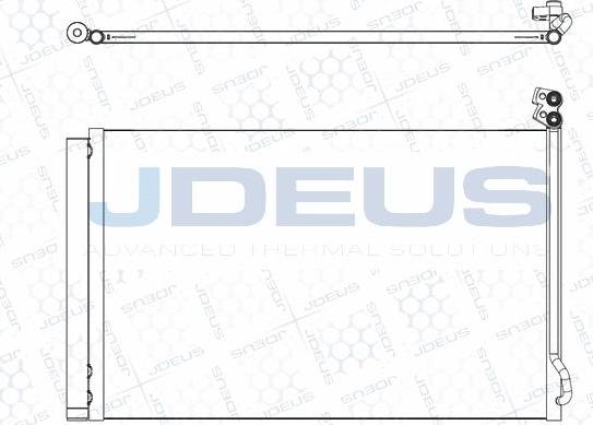 Jdeus M-7800030 - Конденсатор кондиционера autosila-amz.com