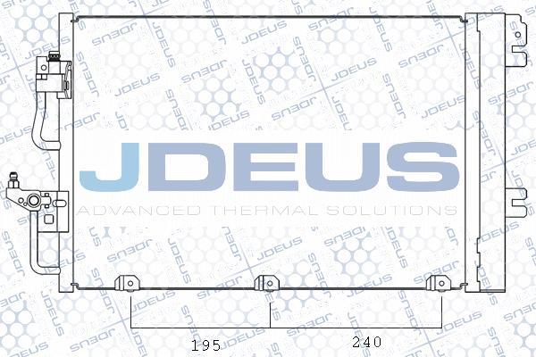Jdeus M-7200970 - Конденсатор кондиционера autosila-amz.com