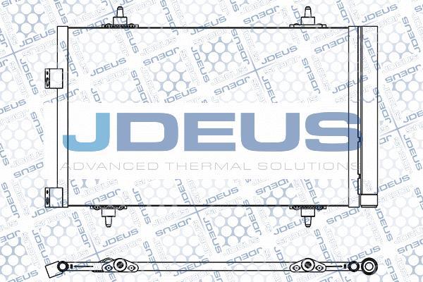 Jdeus M-7210510 - Конденсатор кондиционера autosila-amz.com