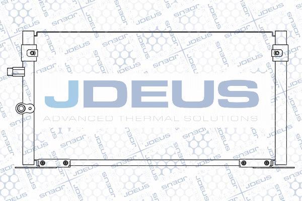 Jdeus M-7280580 - Конденсатор кондиционера autosila-amz.com