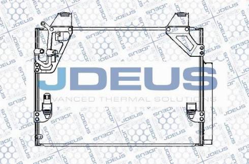 Jdeus M-728085A - Конденсатор кондиционера autosila-amz.com