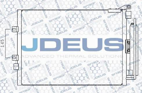 Jdeus M-7230420 - Конденсатор кондиционера autosila-amz.com