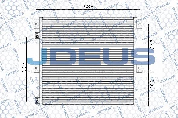 Jdeus M-7230090 - Конденсатор кондиционера autosila-amz.com