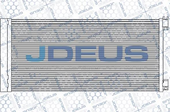 Jdeus M-7231150 - Конденсатор кондиционера autosila-amz.com