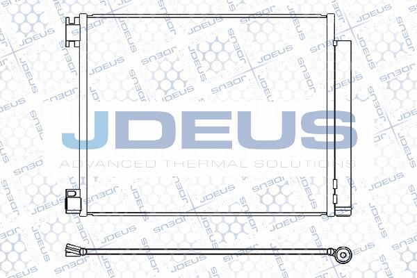 Jdeus M-7231310 - Конденсатор кондиционера autosila-amz.com