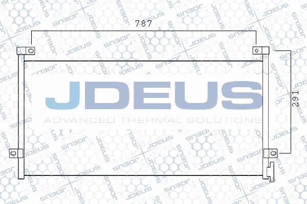 Jdeus M-7231320 - Конденсатор кондиционера autosila-amz.com