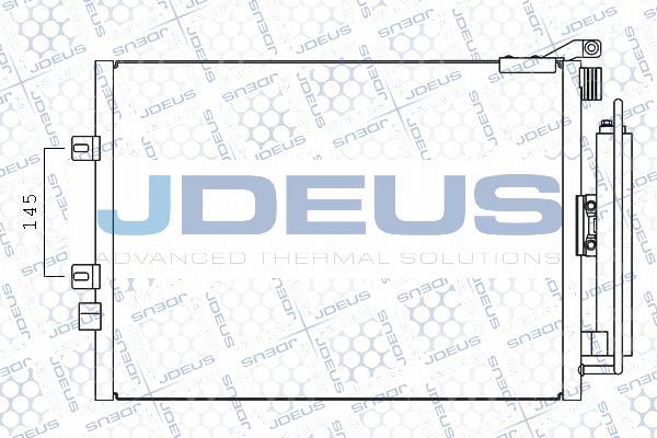 Jdeus M-7231200 - Конденсатор кондиционера autosila-amz.com